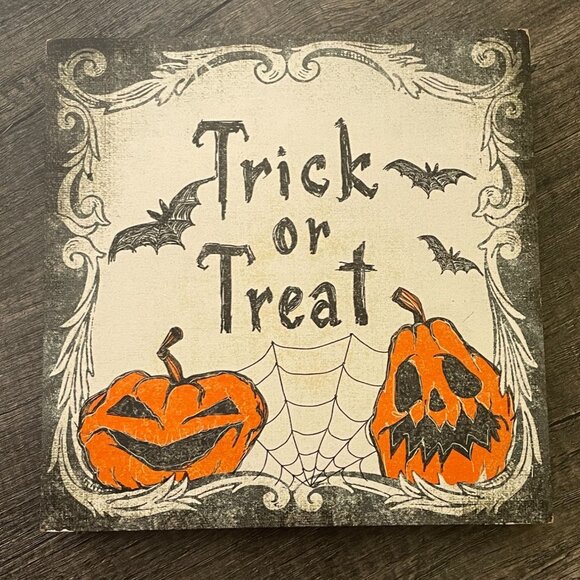 Halloween Hanging decor - Bats Pumpkins Spider web black and orange - Picture 7 of 7